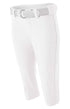 A4 Ladies Low-Rise Softball Pant with Piping and Elastic Bottom (NW6188)